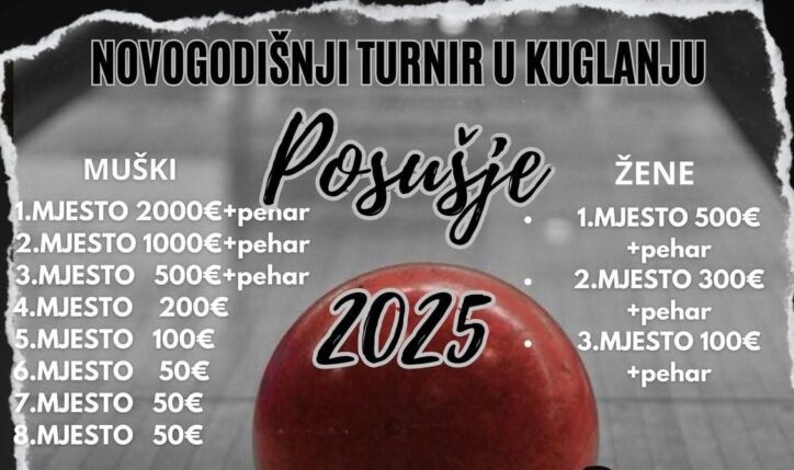 28.12.2025. Finale Turnira u Posušju od 10:30h
